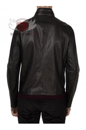 Damon Salvatore The Vampire Diaries Season 5 Leather Jacket